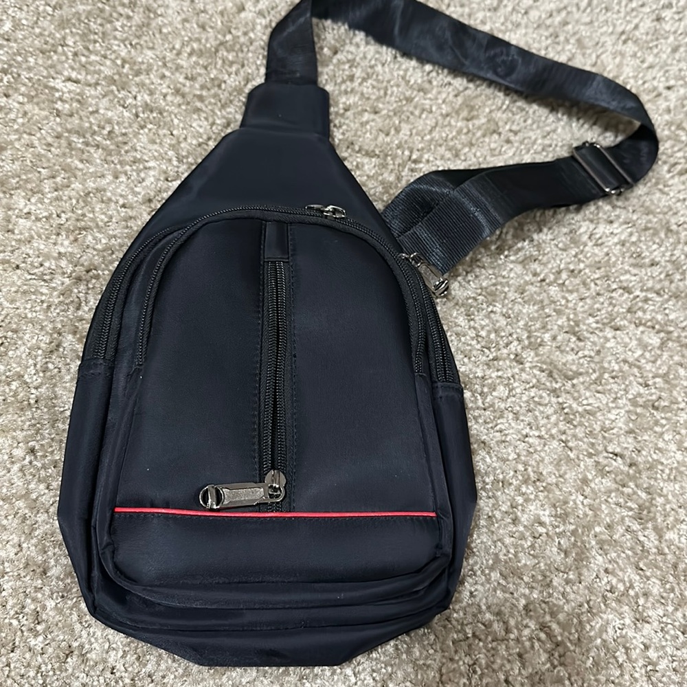 Small sling back backpack